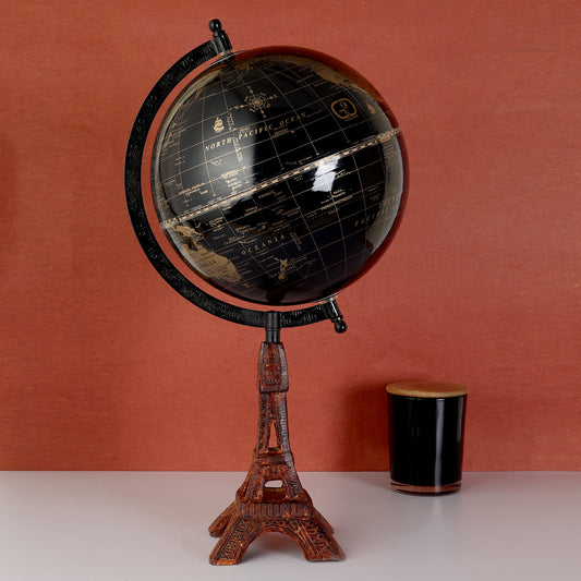 Traveller World Globe with Unique Eiffel Tower Base