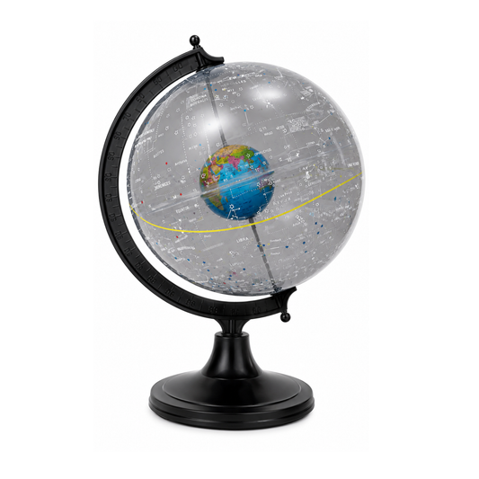 Astronomy Globe with Constellations & Earth | 10 Inch Decorative Educational Globe for Home & Office Décor