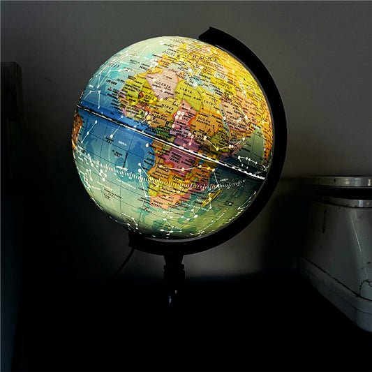 GLOBE DADDY Educational World Globe With Led Light for Home Décor, Office Décor, Gift Item.