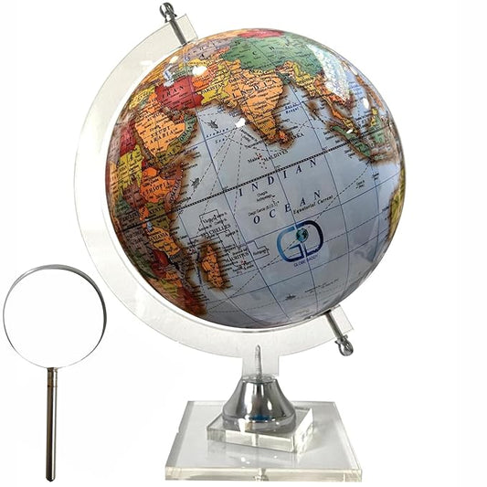 GLOBE DADDY Educational Learning World Globe for Kids,Students Corporate Colleague for Home Decor/Office Table Accessory/Study Items/Decorative Showpiece Items